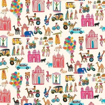 Hustle Bustle Fabric Original Villa Nova