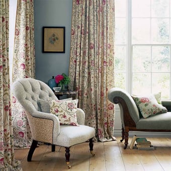 Tela Mary Isobel Pink/Ivory Morris and Co