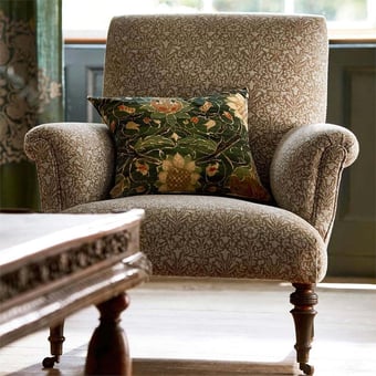 Stoff Bellflowers Weave Mole Morris and Co