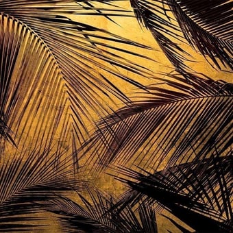 Papel pintado mural panorámico Palms Gold Coordonné