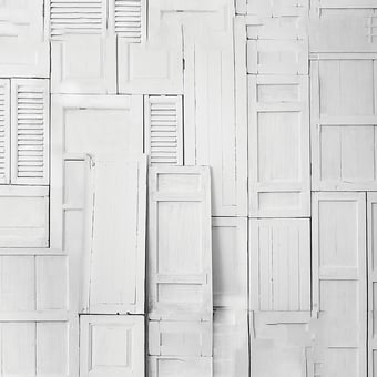 Papier peint panoramique Doors Wall Texture Grey Coordonné
