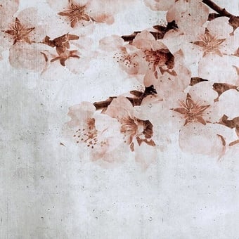 Papier peint panoramique Blossom Big Almond Flower 553x270 cm Coordonné