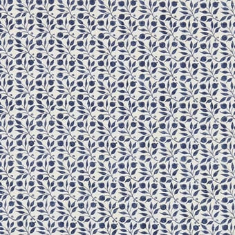 Stoff Rosehip Indigo Morris and Co