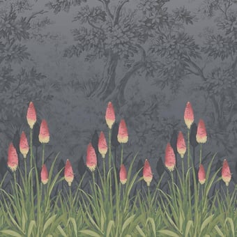 Carta da parati murale Upper Brook Street Minuit Little Greene