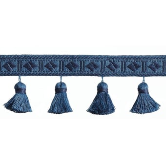 60 mm Océanie tassel Fringe Beige Houlès