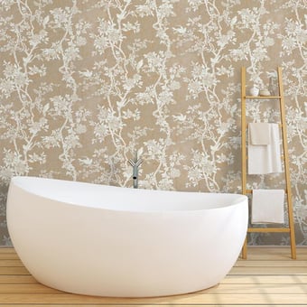 Papel pintado Marlowe Floral Mother of Pearl Ralph Lauren