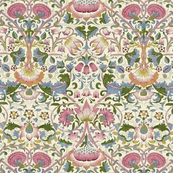Tissu Lodden China blue Morris and Co