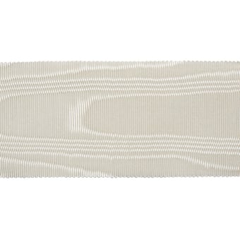 70 mm Gallery moire Braid Beige Houlès
