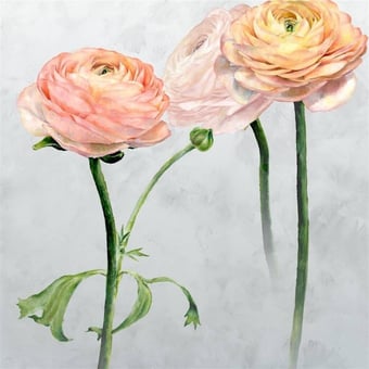 Papel pintado mural panorámico Tourangelle Scene 1 Peony Designers Guild