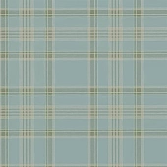 Carta da parati Deerpath Trail plaid Mist Ralph Lauren