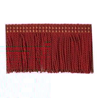 70 mm Scarlett bullion Fringe Gris perle Houlès