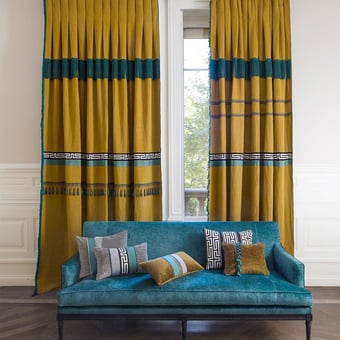 75 mm Palladio tassels Fringe Beige Houlès
