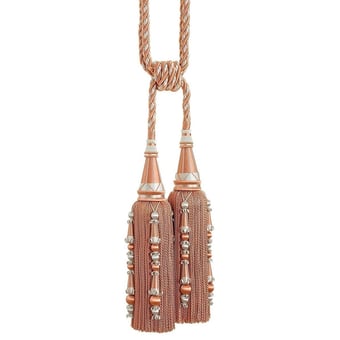Zugband Palladio double tassel Tieback Beige Houlès