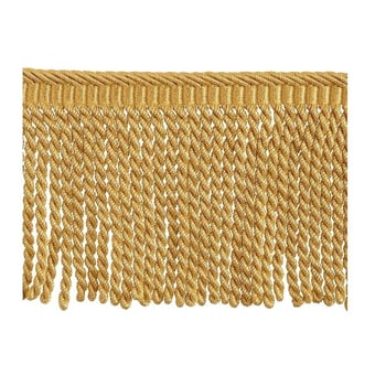 12 cm Palladio bullion Fringe Blanc Houlès