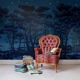 Papel pintado mural panorámico The Enchanted Forest Daylight Rebel Walls