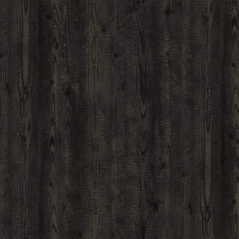 Bois Brûlé Wallcovering Gris argenté Nobilis