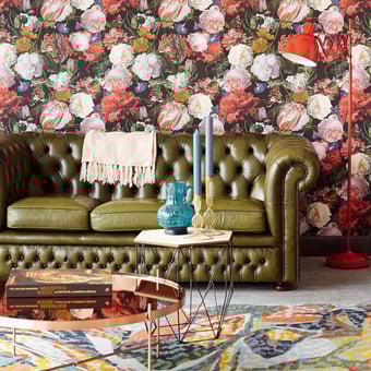 Papel pintado Flowers de Heem Black Eijffinger