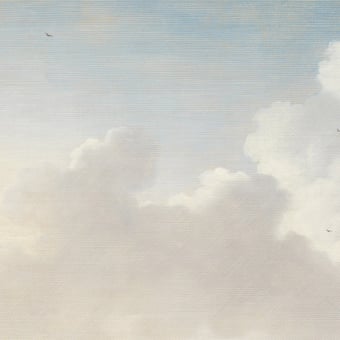 Dutch Sky Stripe Panel Paste/Blue Eijffinger