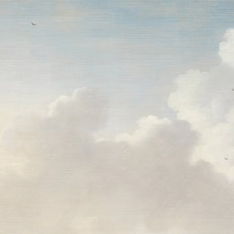 Papel pintado mural panorámico Dutch Sky Stripe Paste/Blue Eijffinger