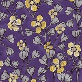 Panoramatapete Poetic Wall Flower Purple Eijffinger