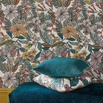 Papier peint Valldemossa Parme Matthew Williamson