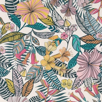 Papier peint Valldemossa Parme Matthew Williamson