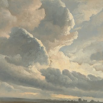Papier peint panoramique Sunset Clouds Original Les Dominotiers