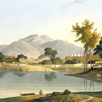 Panoramatapete Nijeibabad Original Les Dominotiers
