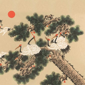 Papier peint panoramique Ukiyo Clow Coordonné