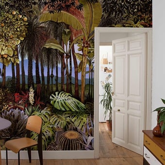 Papel pintado mural panorámico Botánico Manana Coordonné