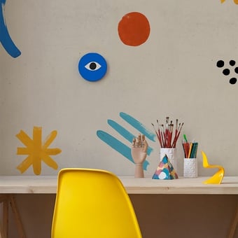 Cosmic Childhood Panel Universo Geometrico Coordonné