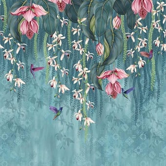 Trailing Orchid Panel Pink Orchids Osborne and Little