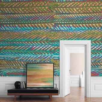Papel pintado mural panorámico Arc en Nuit Multicouleurs Casamance