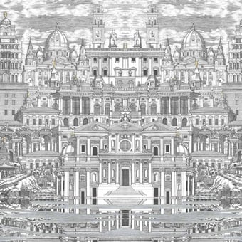 Riflesso Fornasetti Panel Black/White Cole and Son