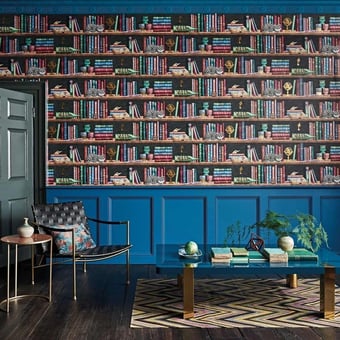 Papel pintado Libreria Fornasetti Multi Cole and Son