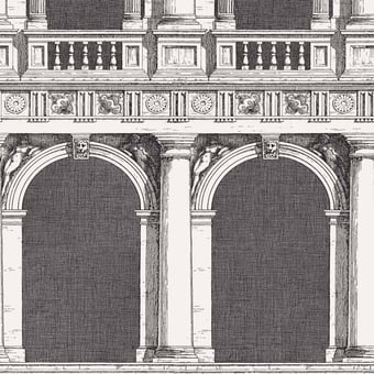 Procuratie Fornasetti Wallpaper Black/White Cole and Son