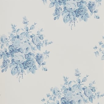 Papier peint Wainscott Floral Porcelain Ralph Lauren