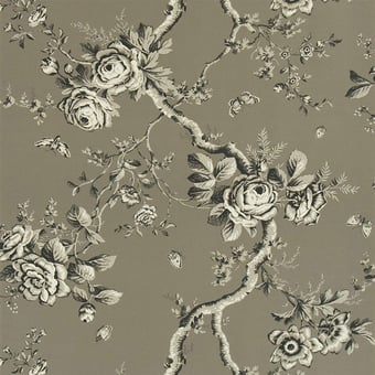 Papel pintado Ashfield Floral Etched black Ralph Lauren
