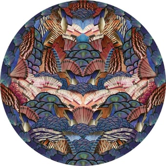 Calligraphy Bird Rug diamètre 250 cm MOOOI
