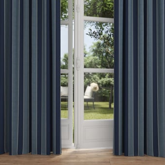 Tessuto Nikko Stripe Indigo Ralph Lauren