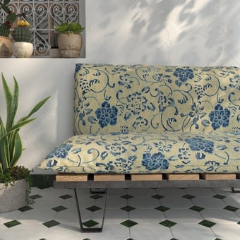 Stoff Kotori Floral Porcelain Ralph Lauren