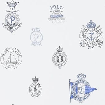 Carta da parati Rowthorne Crest Captain Ralph Lauren