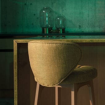 Chrome Fabric Truffle Kirkby