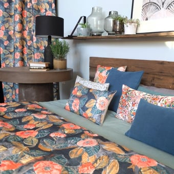 Stoff Cabaret Orange Lalie Design