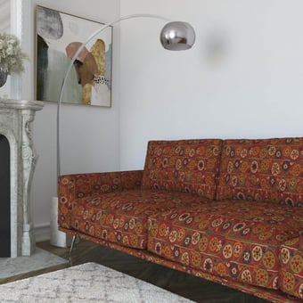 Beitan Fabric Rosso Etro