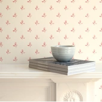 Carta da parati Sudbury Park Pink Colefax and Fowler