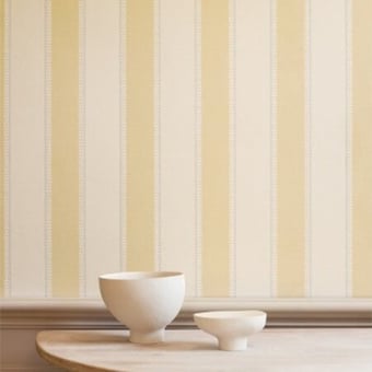 Carta da parati Hume Stripe Aqua Colefax and Fowler