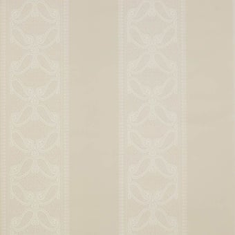 Verney Stripe Wallpaper Ivory Colefax and Fowler
