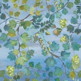 Giardino Segreto Outdoor Fabric Cornflower Designers Guild