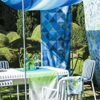 Bougival Outdoor Fabric Cobalt Designers Guild